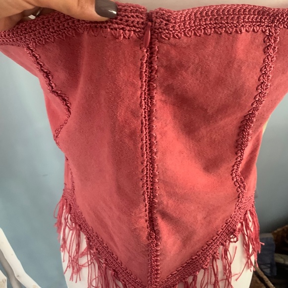 70's Vintage Pink Halter, Tie Back top - Picture 10 of 14